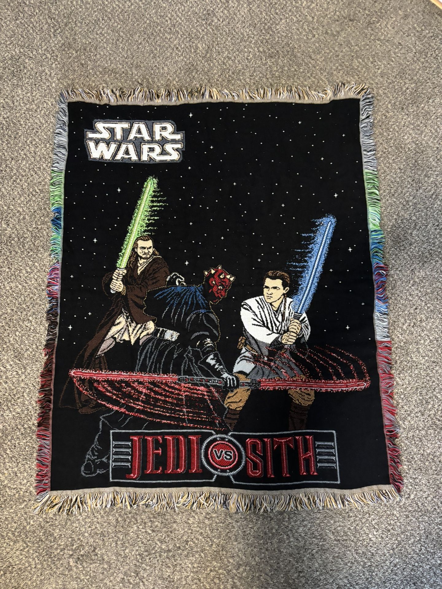 STAR WARS Jedi Vs Sith Vintage tapestry Blanket