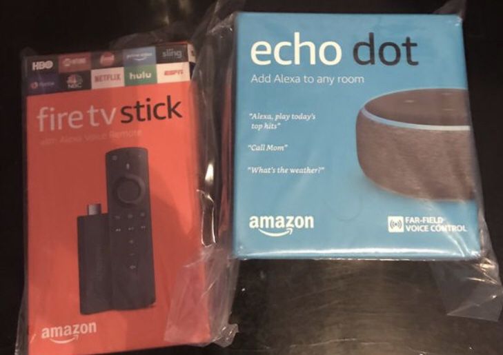 Fire Tv stick +echo dot
