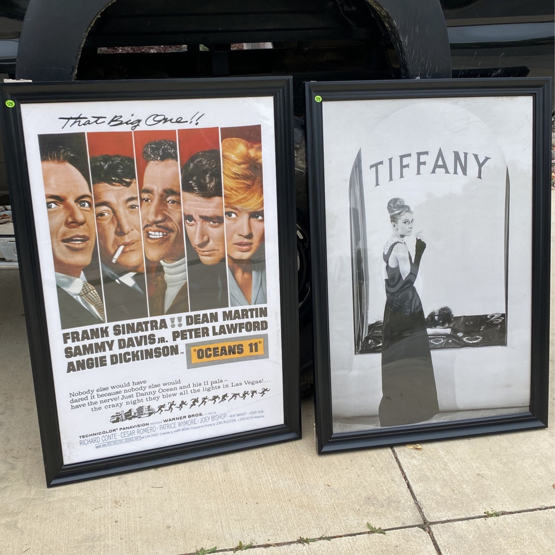 Oceans 11 & Breakfast At Tiffany’s Frames Posters