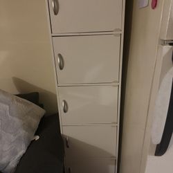 White 5 Cabinet Tower 