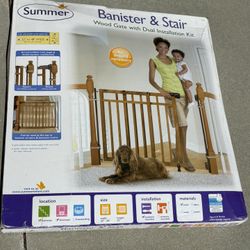 Summer Banister And Stair Wood Gate 