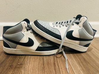 Men's Nike Court Vision Mid NN Lt Smoke Grey/Black-Sail (DN3577 002)