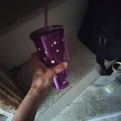 Dunkin golf ball and tumbler