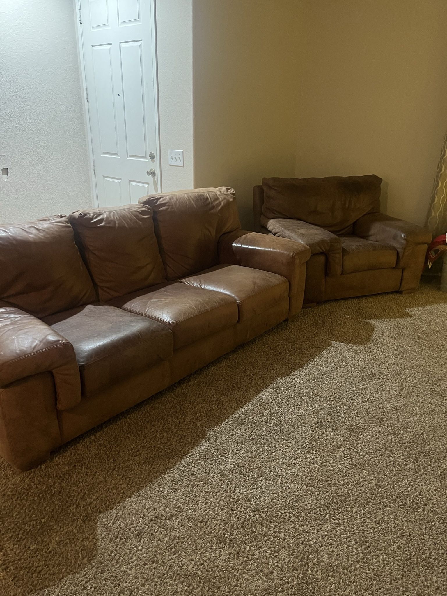Two Couches And Chair.