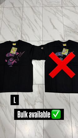 BAPE Graphic T-Shirt Black Size Large