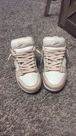 Nike Dunk High Sneakers White Tan