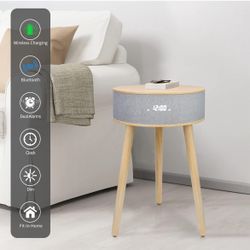 Bluetooth Speaker Table With Wireless Charging 