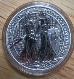 2022 Germania Allegories Polonia 1 oz 999.9 Fine Silver Coin