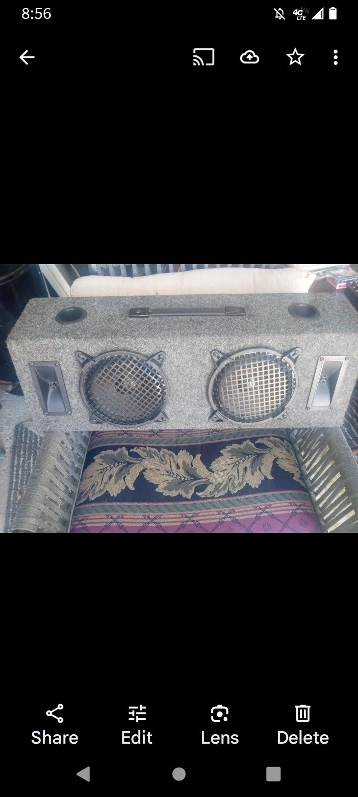 Portable Loud Speaker System For Car And Truck