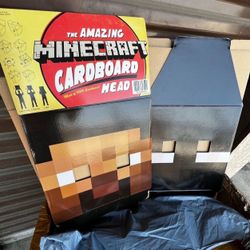 Minecraft Halloween Costumes Heads. NEW  Size 12” x 12” x 12” 