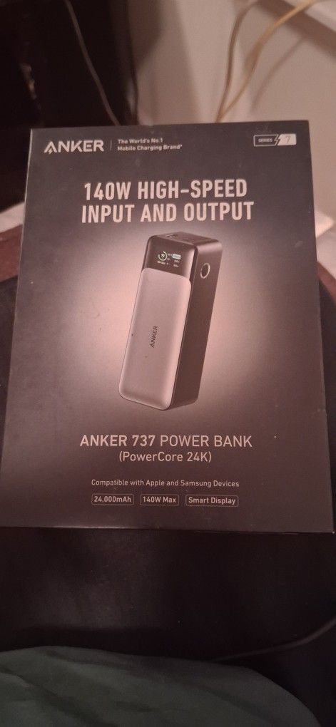 Anker 737 24K Power Bank and Extra Anker Portable Charger 