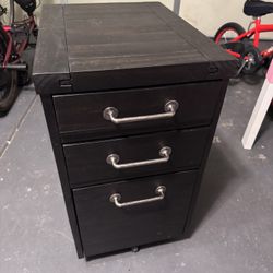 Yosemite 28” Wood Rolling File Cabinet $250