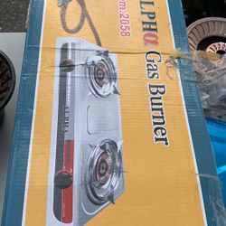 Two burner propane stove
