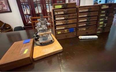 Kingsley Hot Foil Stamping Machine with Accessories