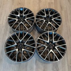 Set Of 4 Lexus OEM 2015-2025 RC350 RC300 RC200 F Sport RWD Wheels Staggered (Used)