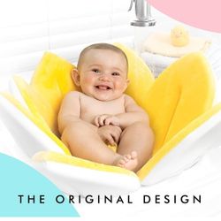 Blooming Bath For Babies Yellow Flower Bath Pad/mat