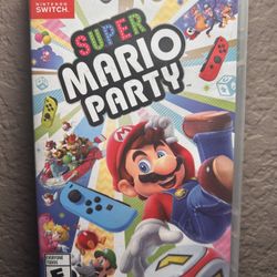 I’m asking$45  for super mario party  for the Nintendo switch concert the original case no deliverie