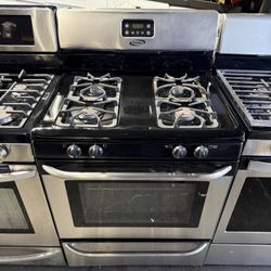 crosley stainless steel 4 burner range stove 
