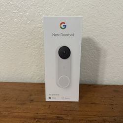 Google Nest Doorbell (Wired, 2nd Gen) - Wired Video Doorbell Camera - Doorbell Security Camera - Snow