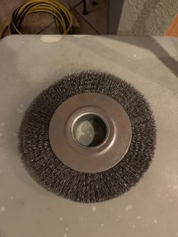 Brand new 8”crimp wire wheel brush industrial.