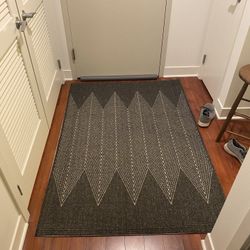 Area Rug - Dark Charcoal Gray