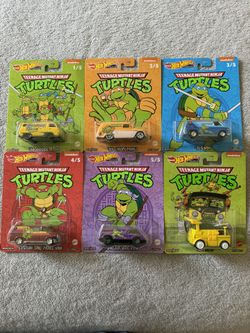 Ninja Turtles Hot Wheels Premium Set