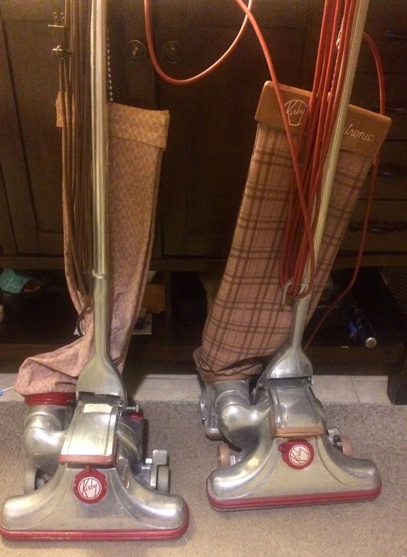 2 Vintage Kirby Vacuums