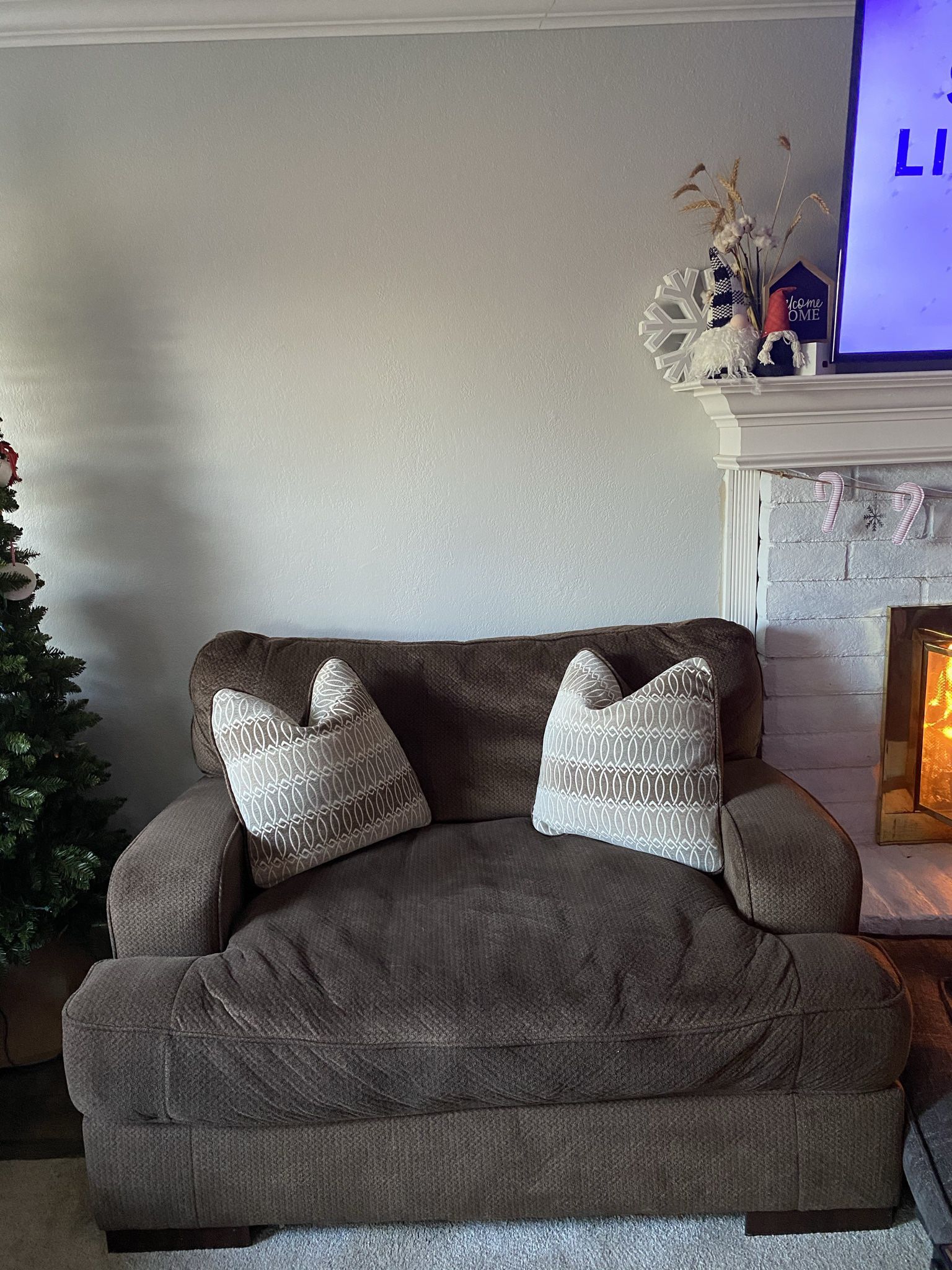 Double Chair Loveseat Couch