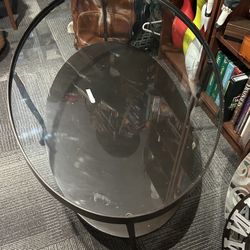 Metal and Glass Coffee Table 