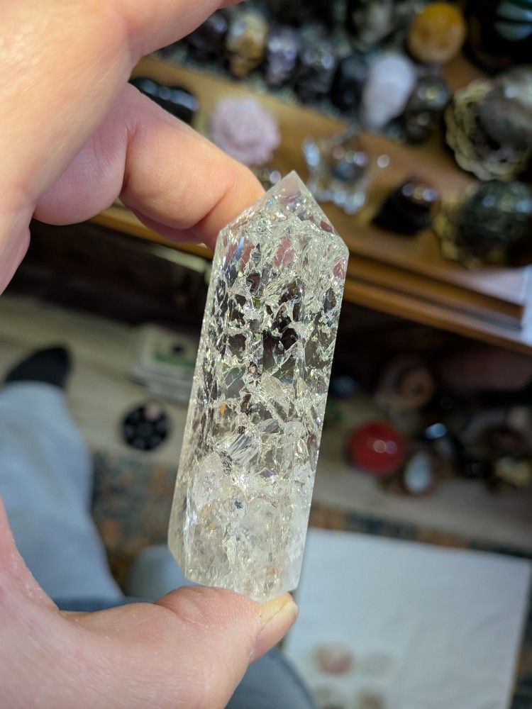 AMAZING Fire And Ice Quartz Crystal