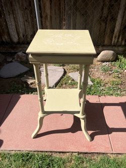 Vintage rustic side table