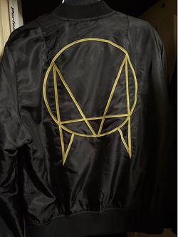 RARE OWSLA MA-1 GOLD Bomber Jacket - RARE Artist & Staff