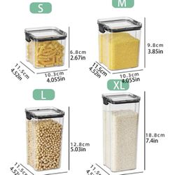 8 Piece Food Storage Containers 