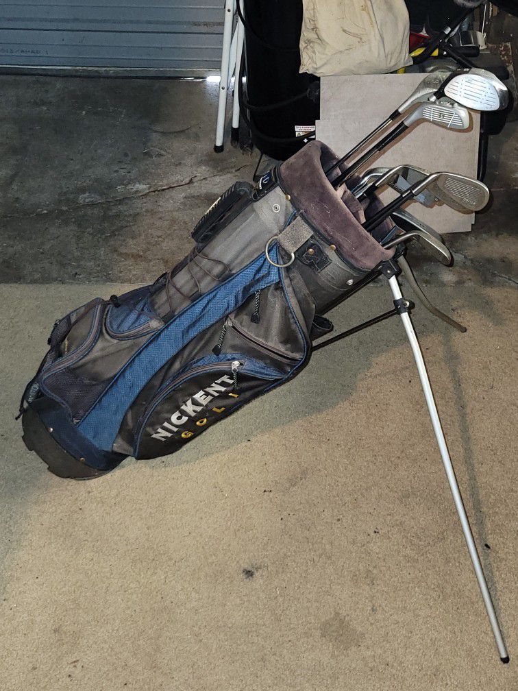 🔥🔥Nickent Golf Bag and Full Set of Starter Clubs (RH)🔥🔥