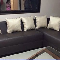 Leather Sectional Sofa Brand New For Sale 