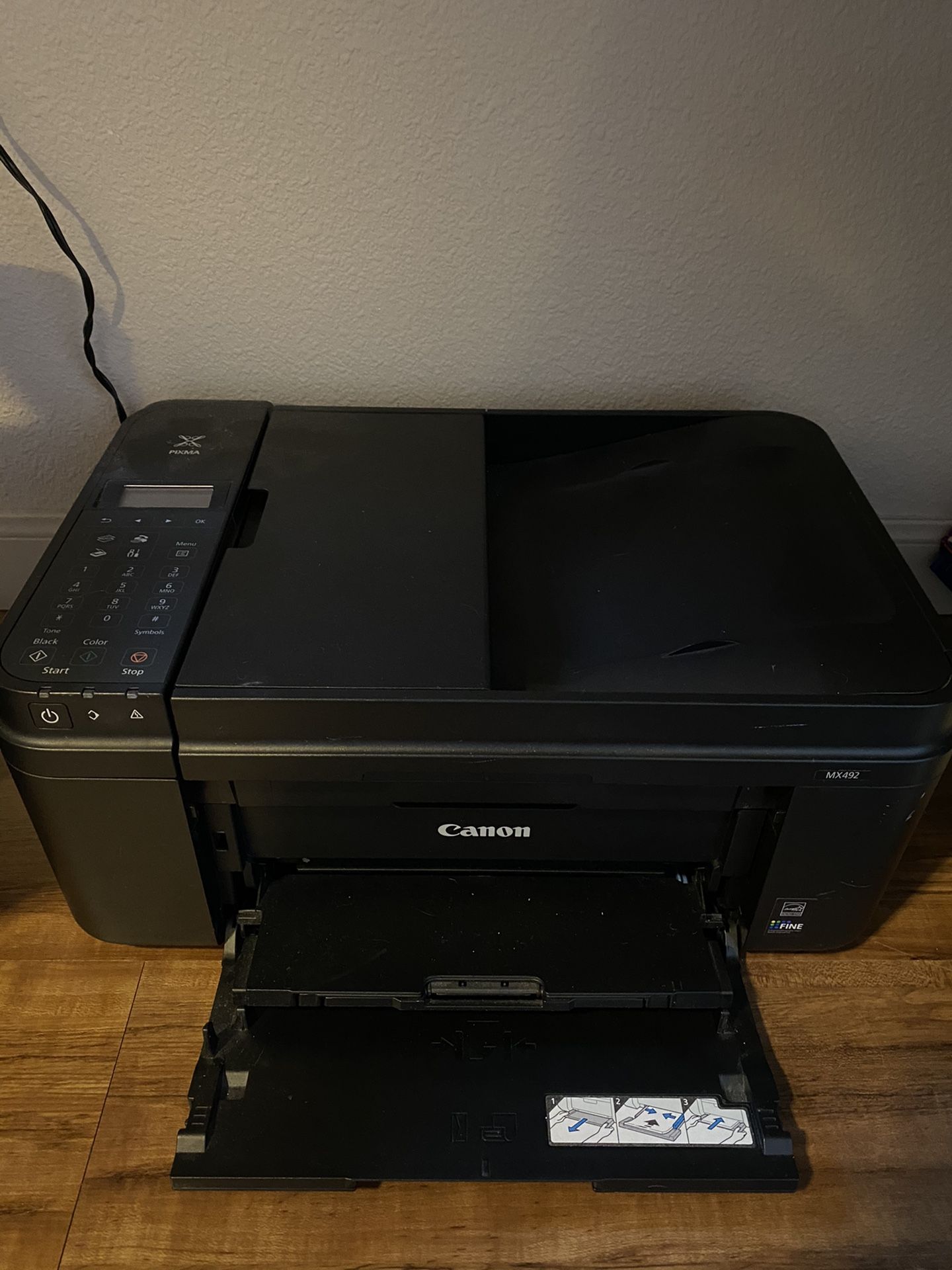 Canon Prisma All in One Air Printer/Scanner/Copier/ Fax Machine Mx490