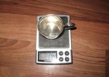 Webster sterling silver baby cup 22541