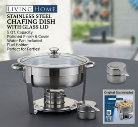 Living Home 5 Qt Chafing Dish – Model 99175 – Lightly Used