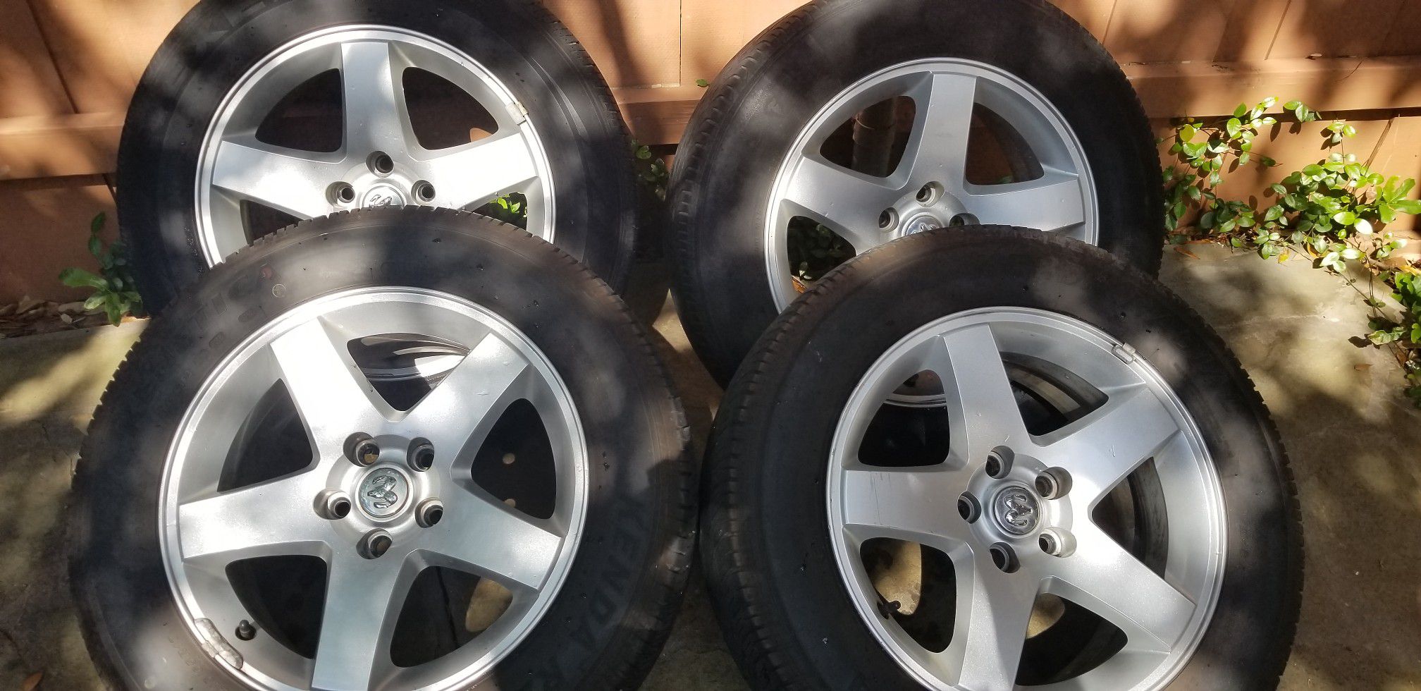 Dodge Charger Rim set with tires