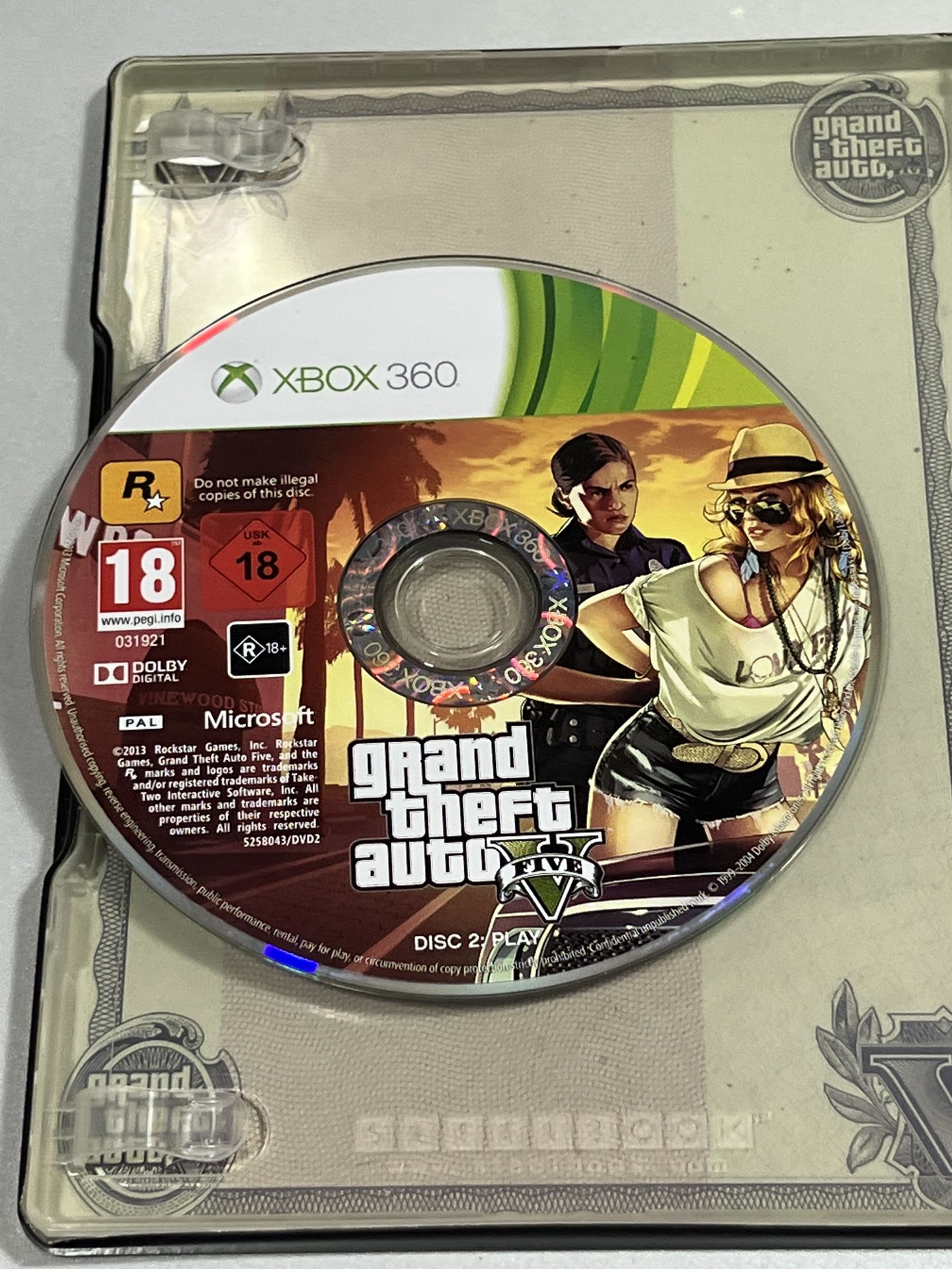 Grand Theft Auto V GTA 5 Xbox 360 Complete With Manual and Discs 1 & 2