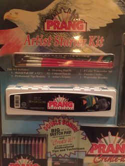Artist Starter Kit by PRANG paints chalk color pencil more