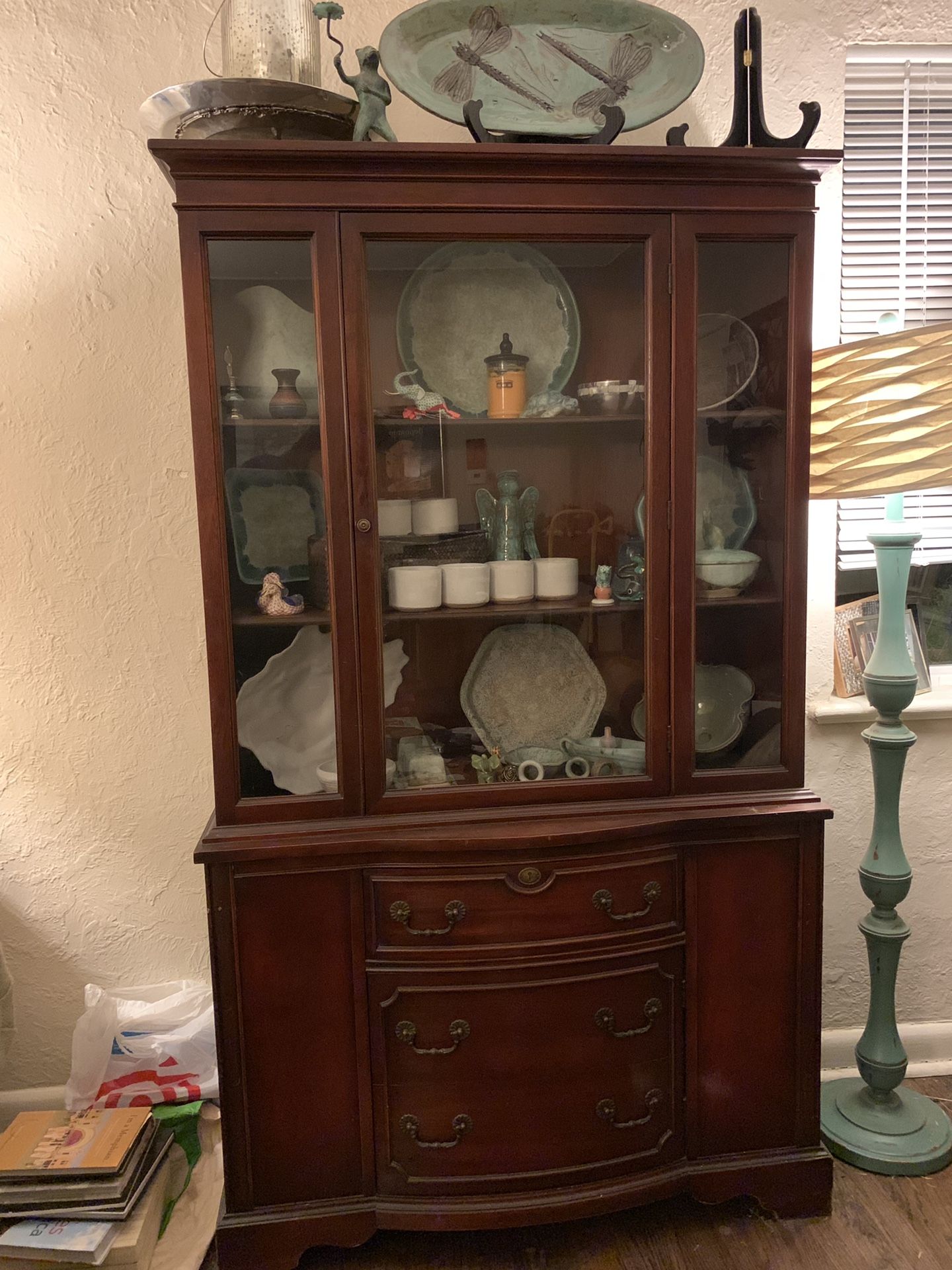 Small china cabinet