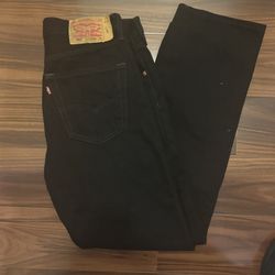 Levis Black 501 33/32