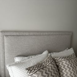 Two New Bassett Manhattan King Bed Upholstered Head Boards