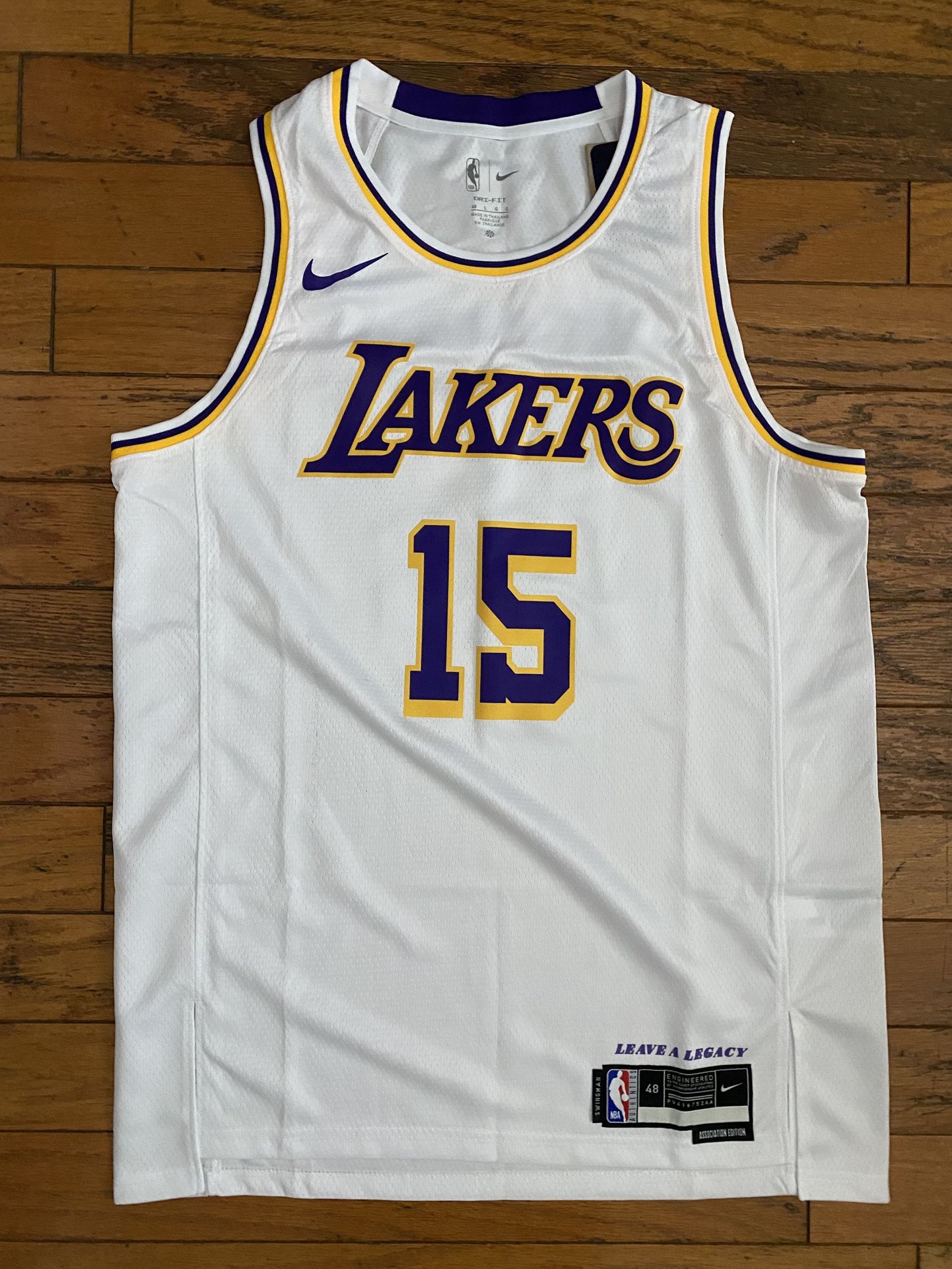 White Lakers Austin Reaves Not Luka Jersey