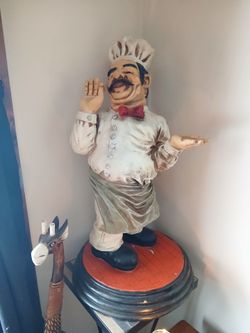 Over 2feet high ceramic chef