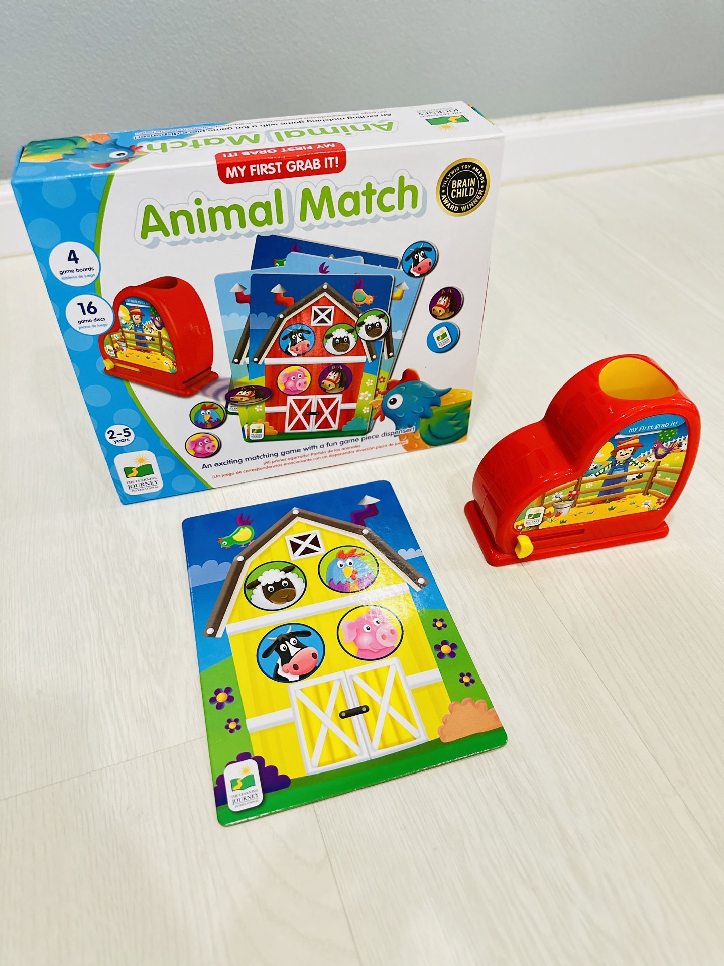 My First Grab It! Animal Match Game/Puzzle