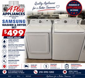 Samsung Washer And Dryer Set