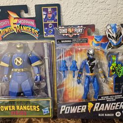 New Power Rangers Ninjor & Dino Fury Blue Ranger