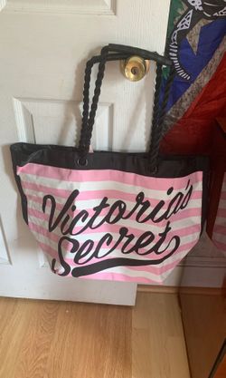 Two victora secret bags .